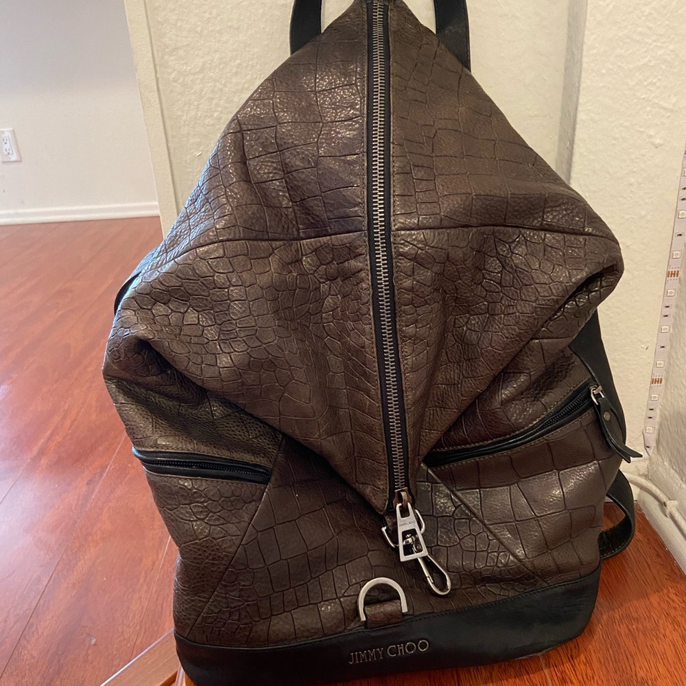 LIKE NEW AUTHENTIC JIMMY CHOO BAG SNAKE SKIN